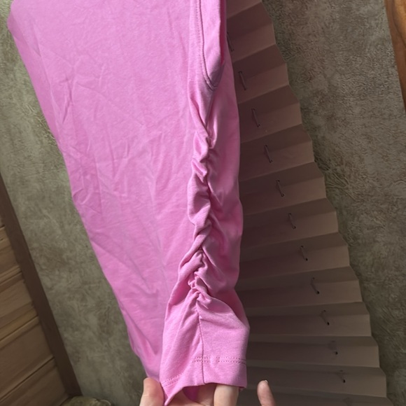 Wishlist Pink Sleeveless Top with Rouched Sides - Picture 3 of 5